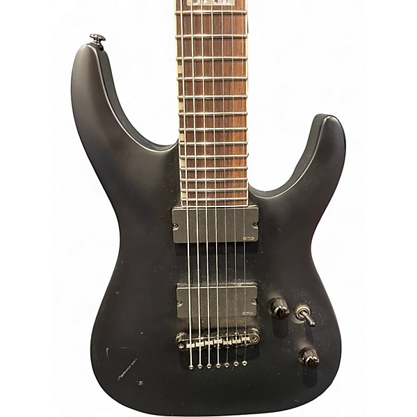 Used ESP LTD MH417 7 String Black Solid Body Electric Guitar