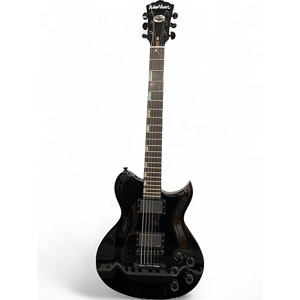 Used Washburn Idol custom shop Black Solid Body Electric Guitar