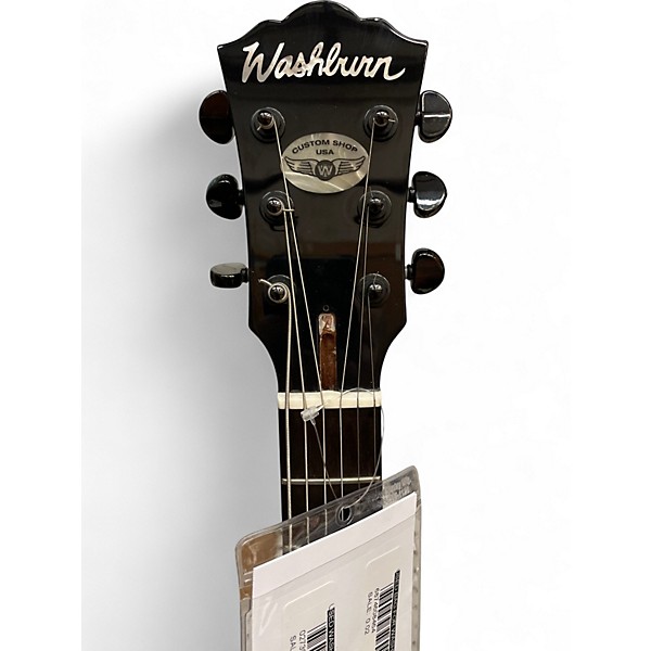 Used Washburn Idol custom shop Black Solid Body Electric Guitar