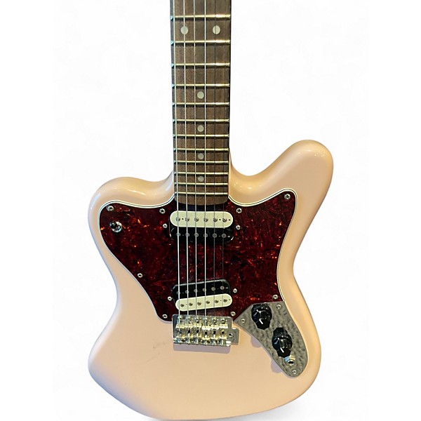 Used Squier Paranormal Super-Sonic Shell Pink Solid Body Electric Guitar