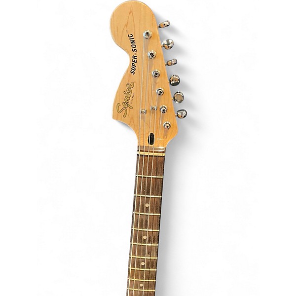Used Squier Paranormal Super-Sonic Shell Pink Solid Body Electric Guitar