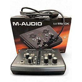 Used M-Audio M-Track Plus 2 CHANNEL Audio Interface