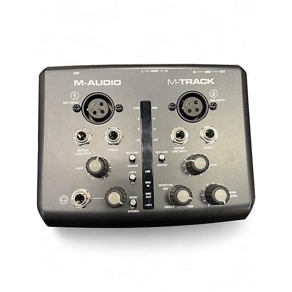 Used M-Audio M-Track Plus 2 CHANNEL Audio Interface