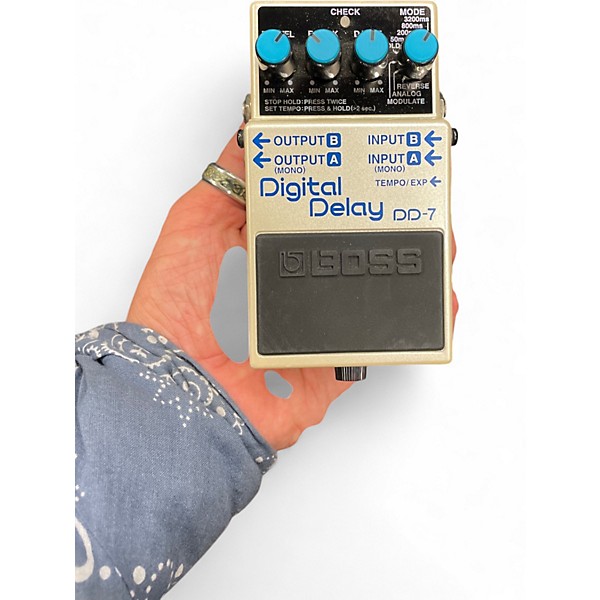 Used BOSS DD7 Digital Delay Effect Pedal