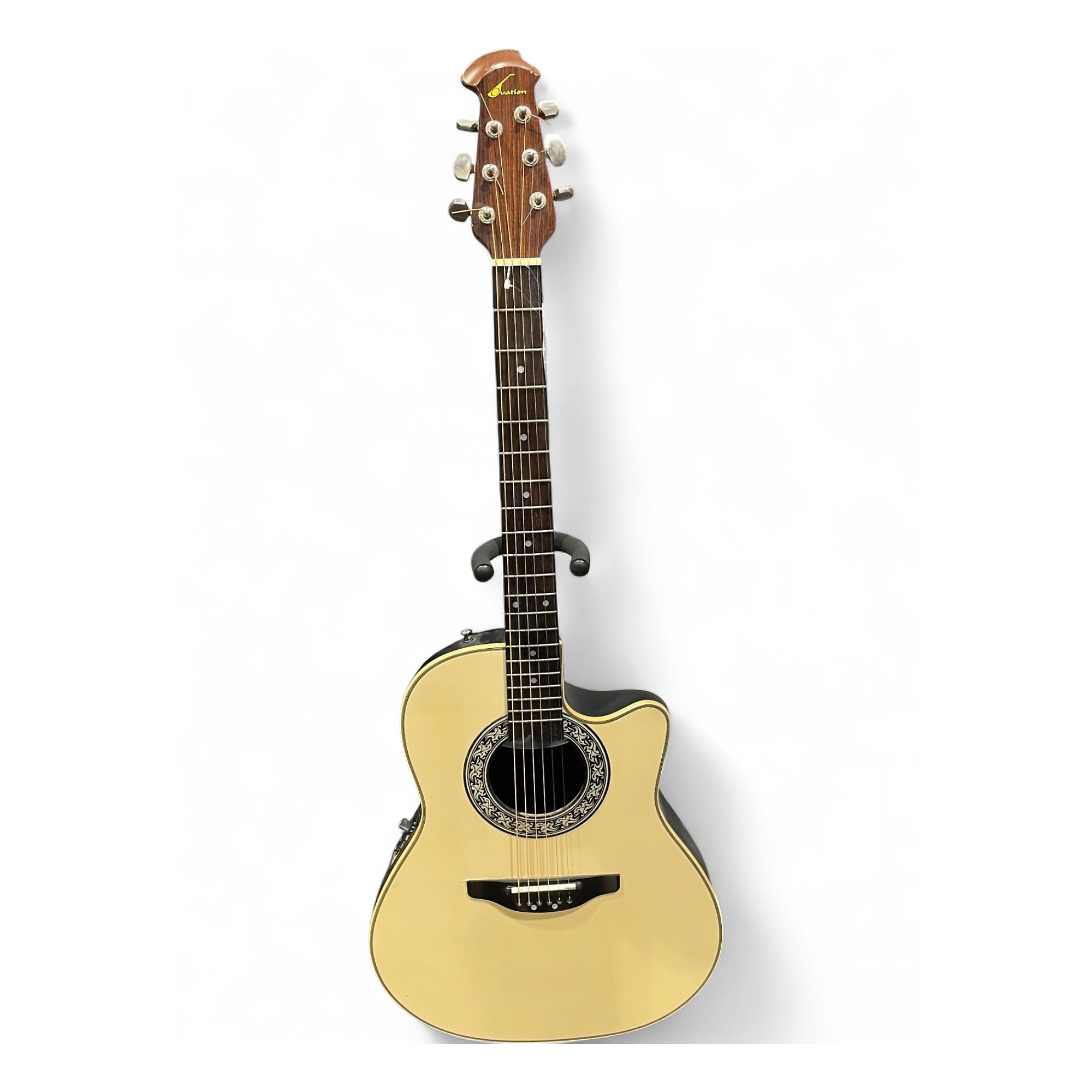 古川徹Ovation Pinnacle No.3862 オベーション Used Ovation 3862 PINNACLE Vintage White Acoustic Electric