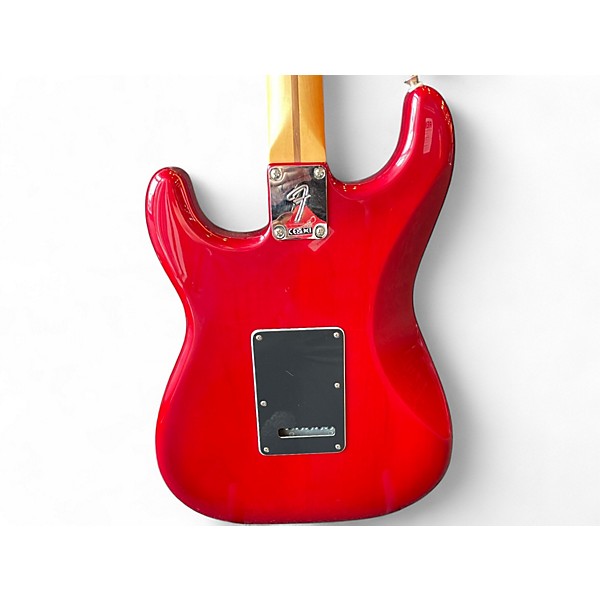 Used Fender Player II Stratcaster HSS Metallic Candy Red Burst Solid Body Electric Guitar