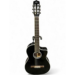 Used Cordoba Fusion 5 Jet Black Classical Acoustic Electric Guitar