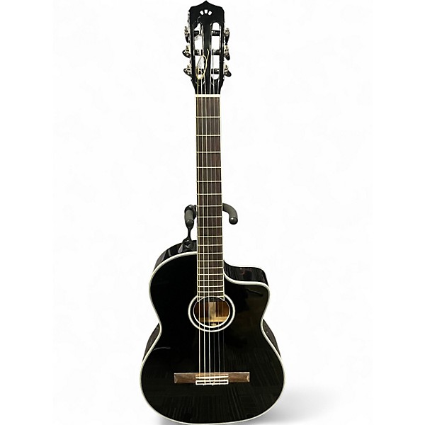 Used Cordoba Fusion 5 Jet Black Classical Acoustic Electric Guitar