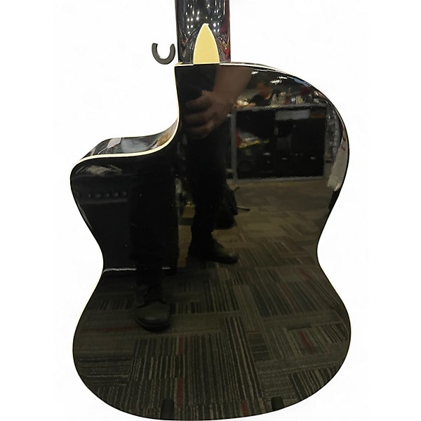 Used Cordoba Fusion 5 Jet Black Classical Acoustic Electric Guitar