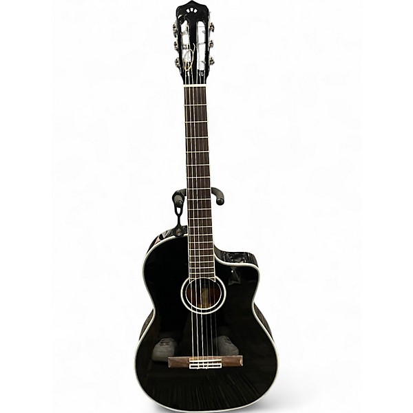 Used Cordoba Fusion 5 Jet Black Classical Acoustic Electric Guitar