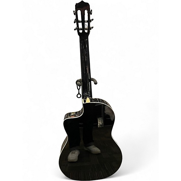 Used Cordoba Fusion 5 Jet Black Classical Acoustic Electric Guitar