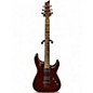 Used Schecter Guitar Research Hellraiser C1 Crimson Red Trans Solid Body Electric Guitar thumbnail