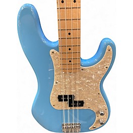 Used Squier Precision Bass Blue Electric Bass Guitar