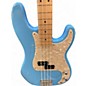 Used Squier Precision Bass Blue Electric Bass Guitar thumbnail