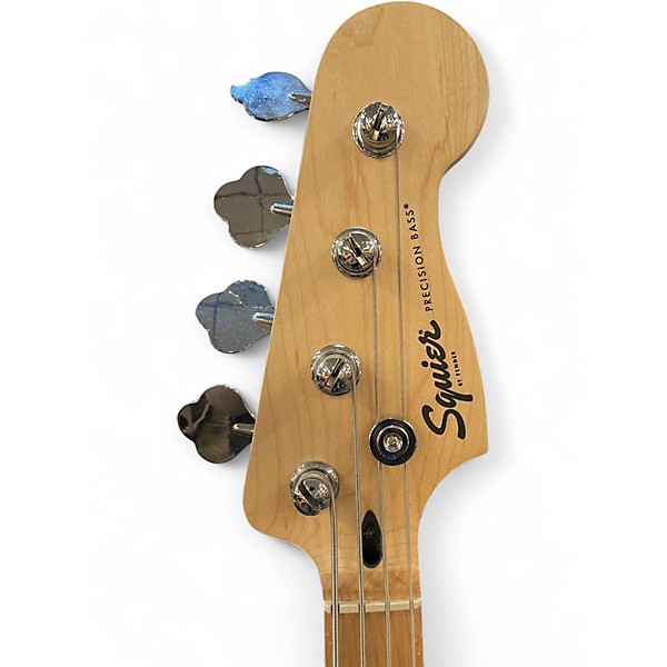 Used Squier Precision Bass Blue Electric Bass Guitar