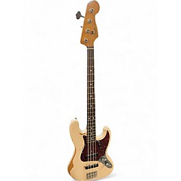 Used Fender Flea Signature Jazz Bass Cream Electric Bass Guitar