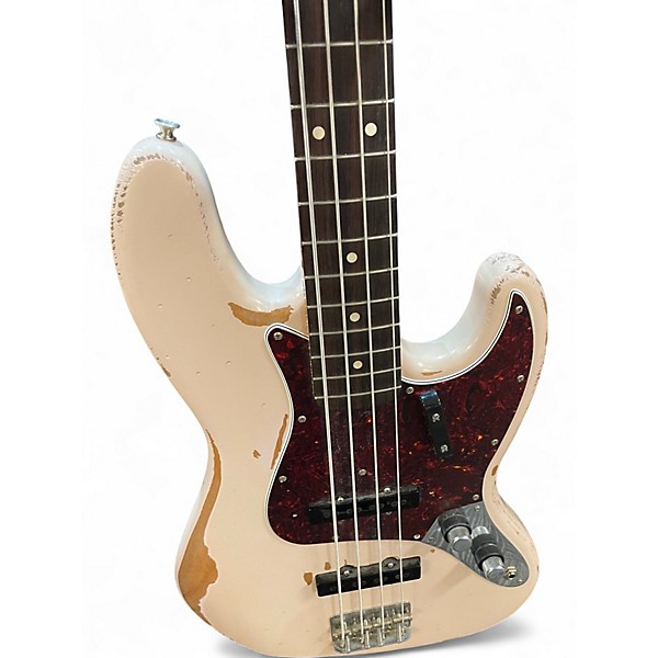 Used Fender Flea Signature Jazz Bass Cream Electric Bass Guitar