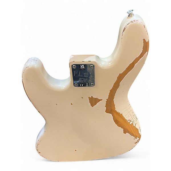 Used Fender Flea Signature Jazz Bass Cream Electric Bass Guitar