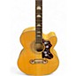 Used Epiphone EJ200SCE Blonde Acoustic Electric Guitar