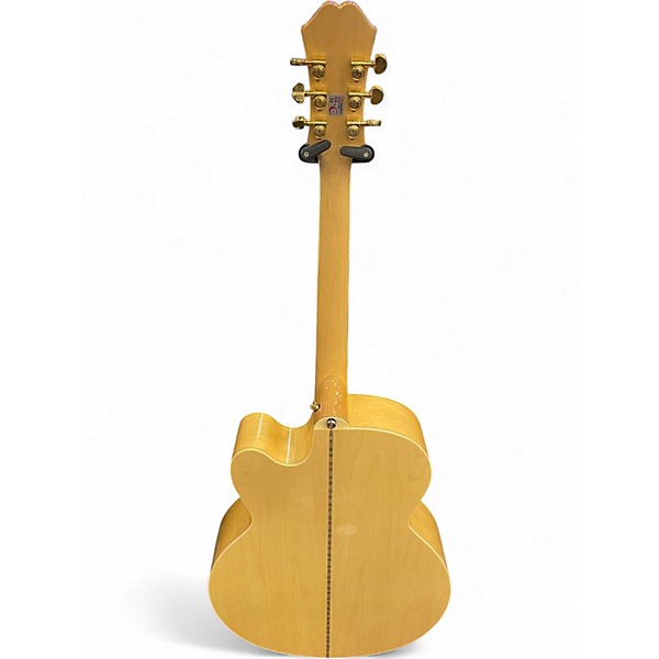 Used Epiphone EJ200SCE Blonde Acoustic Electric Guitar