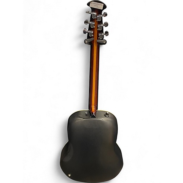 Used Ovation 1612-1 2 Color Sunburst Acoustic Electric Guitar