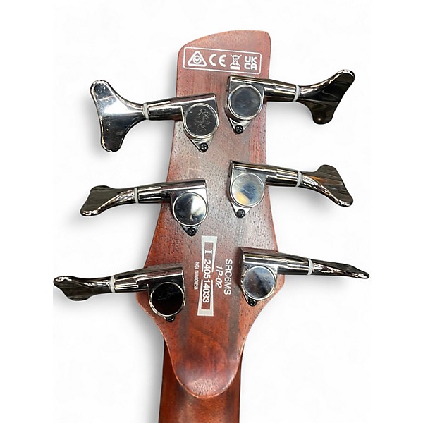 Used Ibanez SRC6MS Natural Electric Bass Guitar