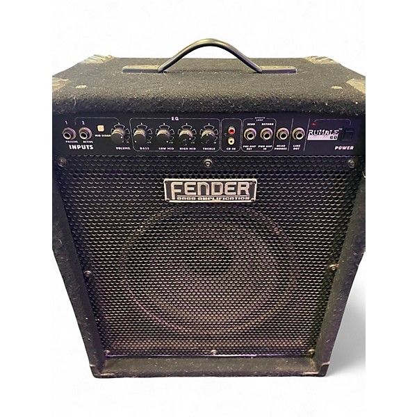 Used Fender Rumble 60 60W 1x12 Bass Combo Amp