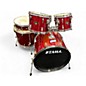 Used TAMA 5 Piece Imperialstar Metallic Red Drum Kit