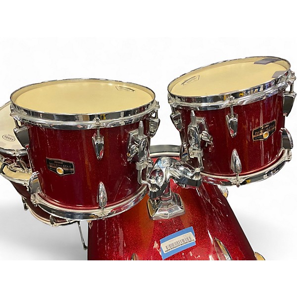 Used TAMA 5 Piece Imperialstar Metallic Red Drum Kit