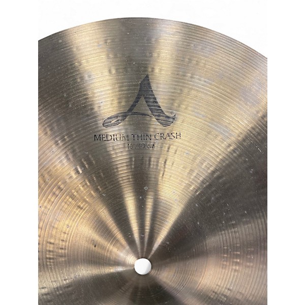 Used Zildjian 16in A Series Medium Thin Crash Cymbal