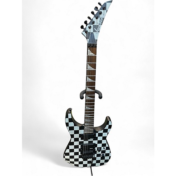 Used Jackson SLX DX SOLOIST CHECKERED PAST  checkard Solid Body Electric Guitar