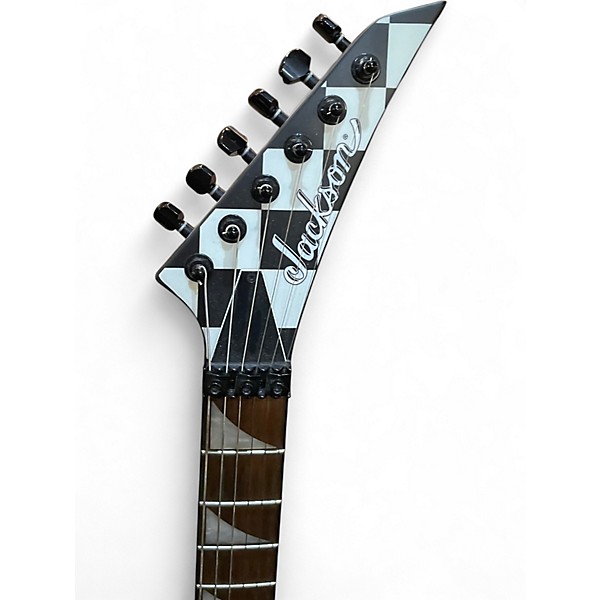 Used Jackson SLX DX SOLOIST CHECKERED PAST  checkard Solid Body Electric Guitar