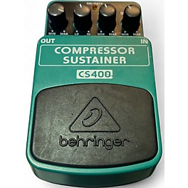 Used Behringer CS400 Compressor Sustainer Effect Pedal