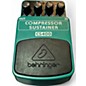 Used Behringer CS400 Compressor Sustainer Effect Pedal thumbnail