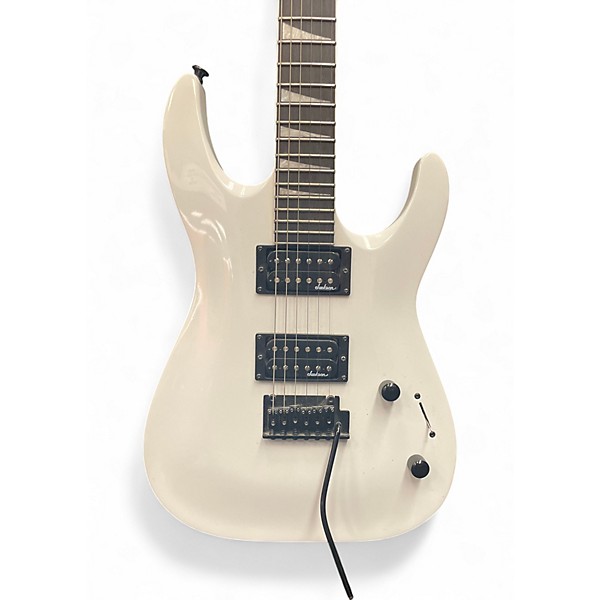 Used Jackson JS22 Dinky Snow White Solid Body Electric Guitar