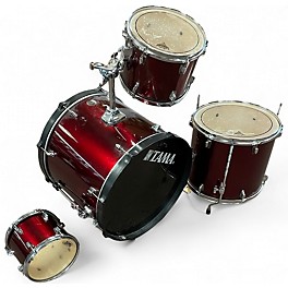 Used TAMA 4 Piece Swingstar red Drum Kit