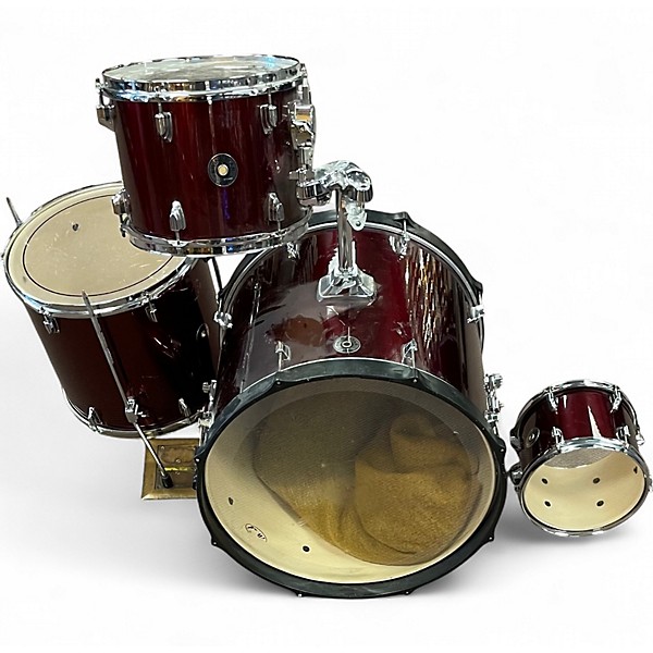 Used TAMA 4 Piece Swingstar red Drum Kit