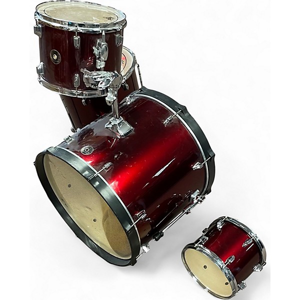 Used TAMA 4 Piece Swingstar red Drum Kit