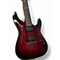 Used Schecter Guitar Research Demon 6 Red Solid Body Electric Guitar