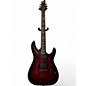 Used Schecter Guitar Research Demon 6 Red Solid Body Electric Guitar
