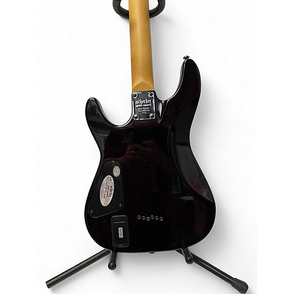 Used Schecter Guitar Research Demon 6 Red Solid Body Electric Guitar
