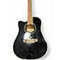 Used De Rosa 12 String Acoustic Electric Black 12 String Acoustic Electric Guitar
