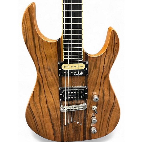 Used B.C. Rich Assassin Exotic Koa Wood Natural Solid Body Electric Guitar