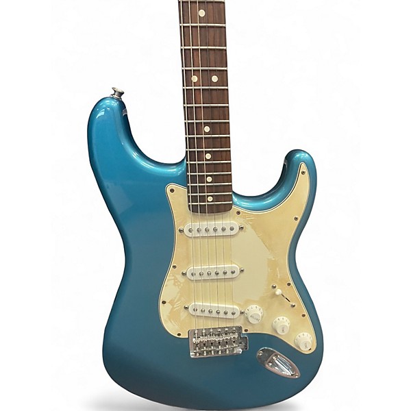 Used Fender Standard Stratocaster Blue Solid Body Electric Guitar