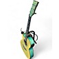 Used Dean EXFM FD Exhibition Left Handed FADED DENIM Acoustic Electric Guitar