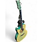 Used Dean EXFM FD Exhibition Left Handed FADED DENIM Acoustic Electric Guitar