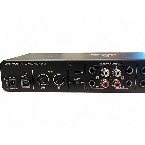 Used Behringer U-Phoria UMC404HD Audio Interface