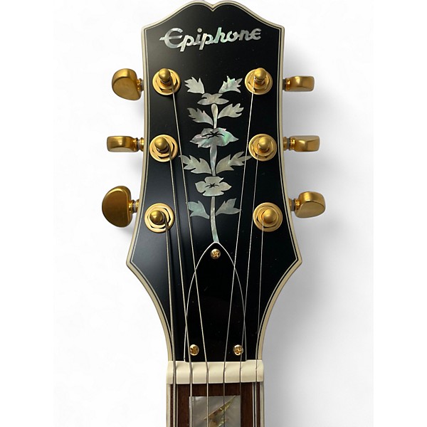 Used Epiphone Emily Wolfe Sheraton Aged Bone Hollow Body Electric Guitar