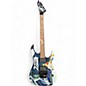 Used ESP LTD Kirk Hammett Signature White Zombie Custom Graphic Solid Body Electric Guitar thumbnail