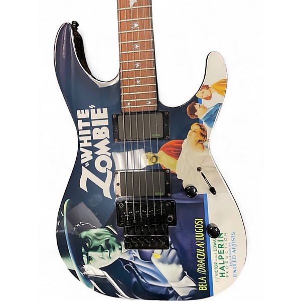 Used ESP LTD Kirk Hammett Signature White Zombie Custom